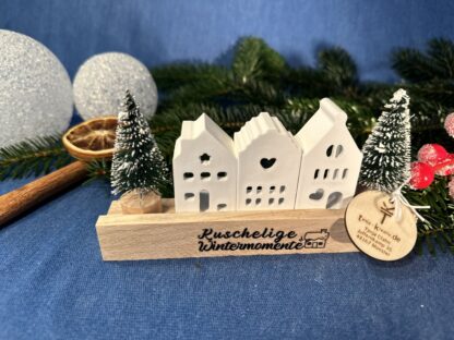 Häuser: kuschelige Wintermomente