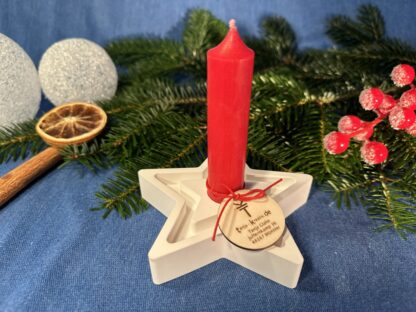 Kerzenständer Stern