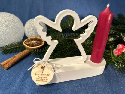 Kerzenständer mit Engel
