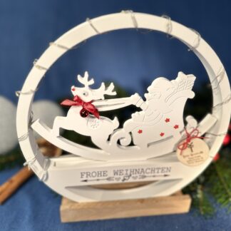 Rentiers blitzen mit Lichterkette