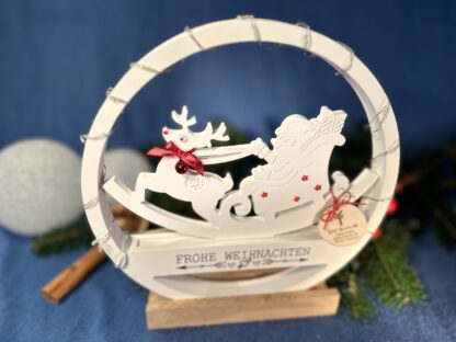 Rentiers blitzen mit Lichterkette