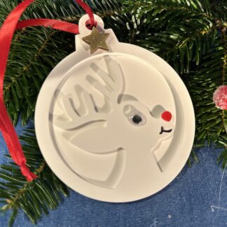 Weihnachtsbaumanhänger Rentier
