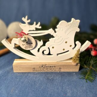 Rentier mit Schlitten