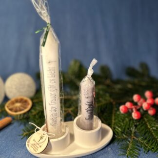 Kerzenständer mit Trostlicht