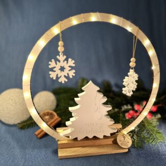 Lichterkranz Weihnachtsbaum